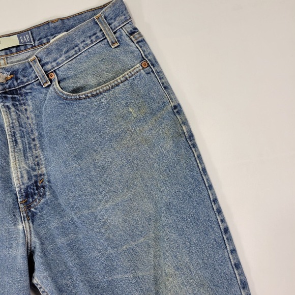 Gap Men's Denim Blue Jeans Relaxed Fit Cotton Size 35x30 - Picture 6 of 12